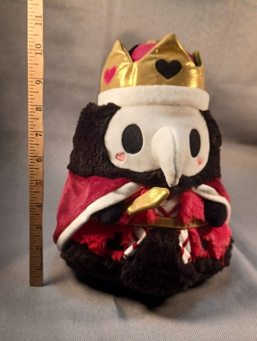 10.5" (26.6cm) King Of Hearts Plague Doctor Squishable Plush